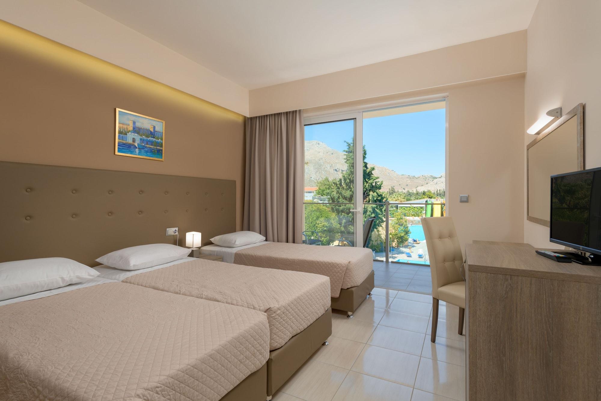 Golden Odyssey Hotel Kolymbia Bagian luar foto